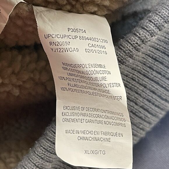 Walls Workwear Canvas Insulated Sherpa Lined Hooded Jacket Men's XL - Picture 9 of 10